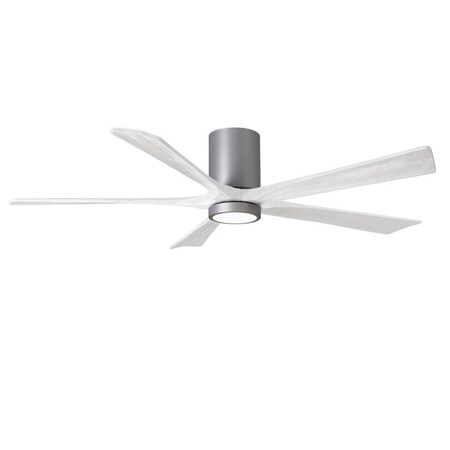 Matthews Fan Co Brushed Nickel Ceiling Fan IR5HLK-BN-MWH-60